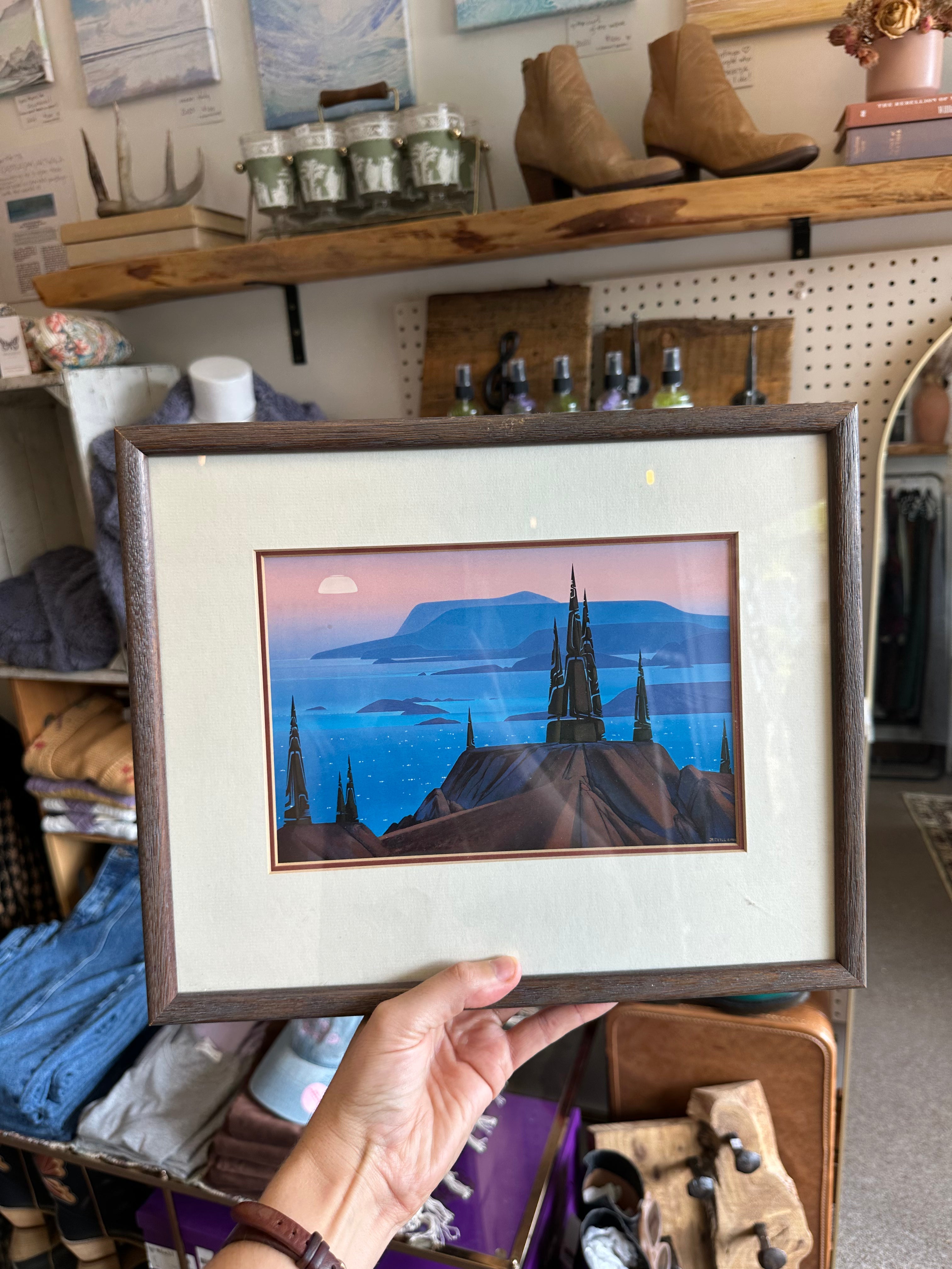John Revill “The Aerie” – Vintage Framed Art Print