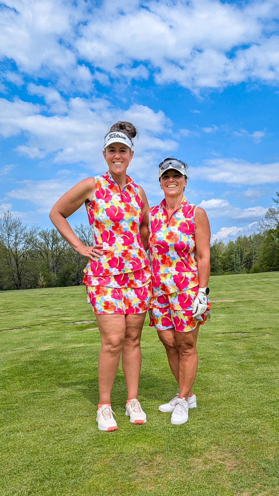 2026 “Elmay” Floral Print Par Tee Golf Dress