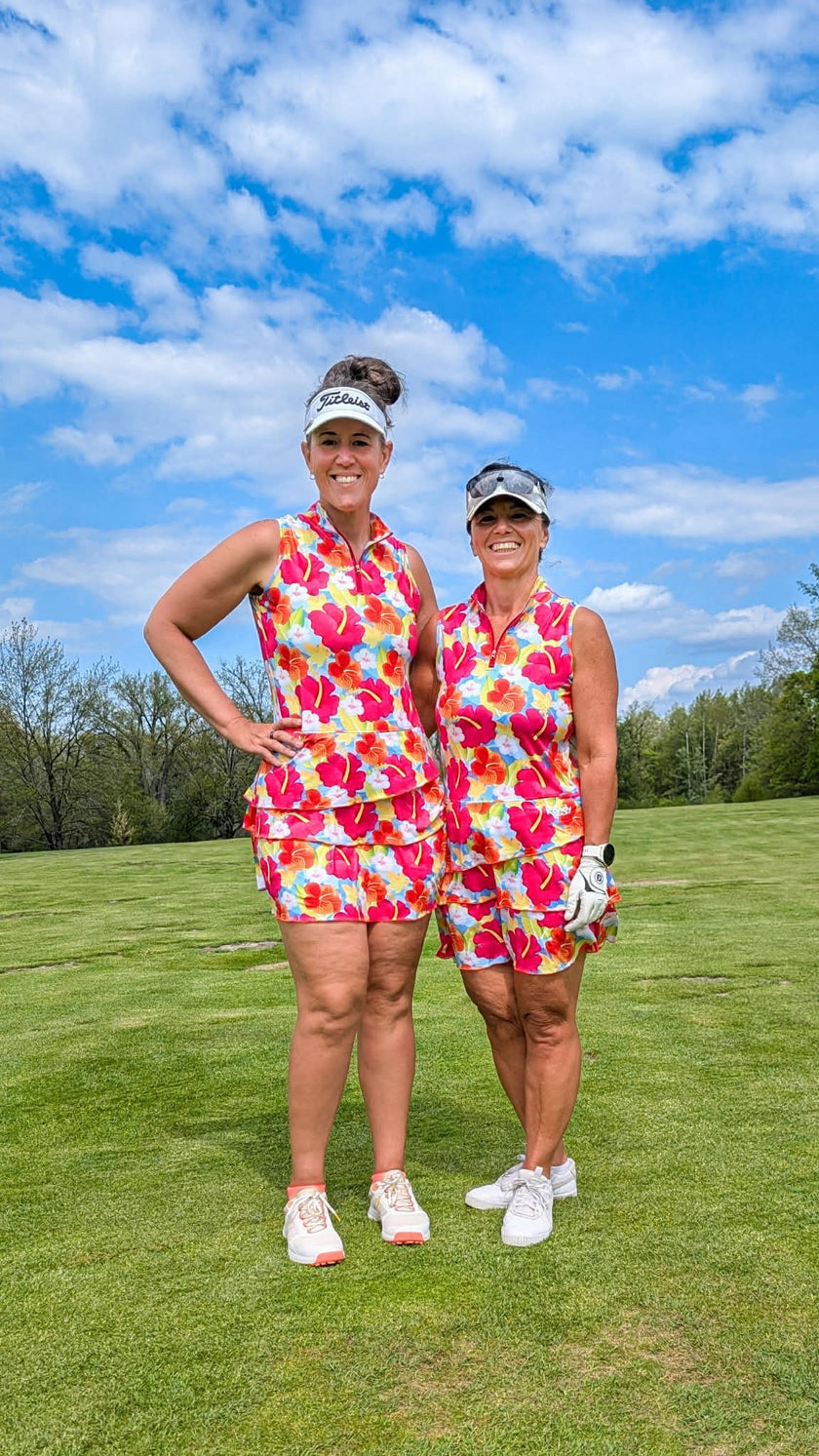 2026 “Elmay” Floral Print Par Tee Golf Dress