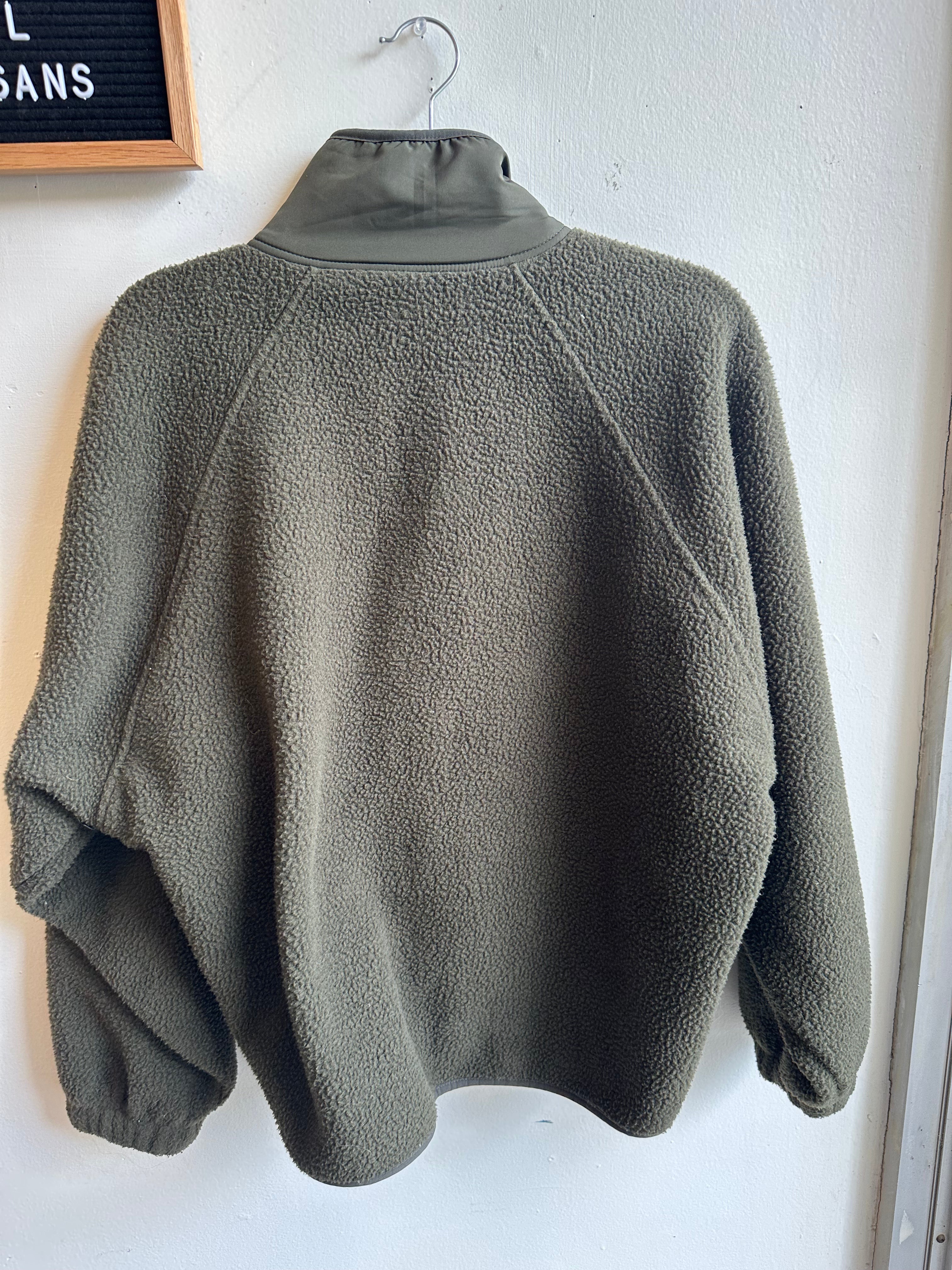 Kootenay Olive Fleece Utility Jacket | Size Medium