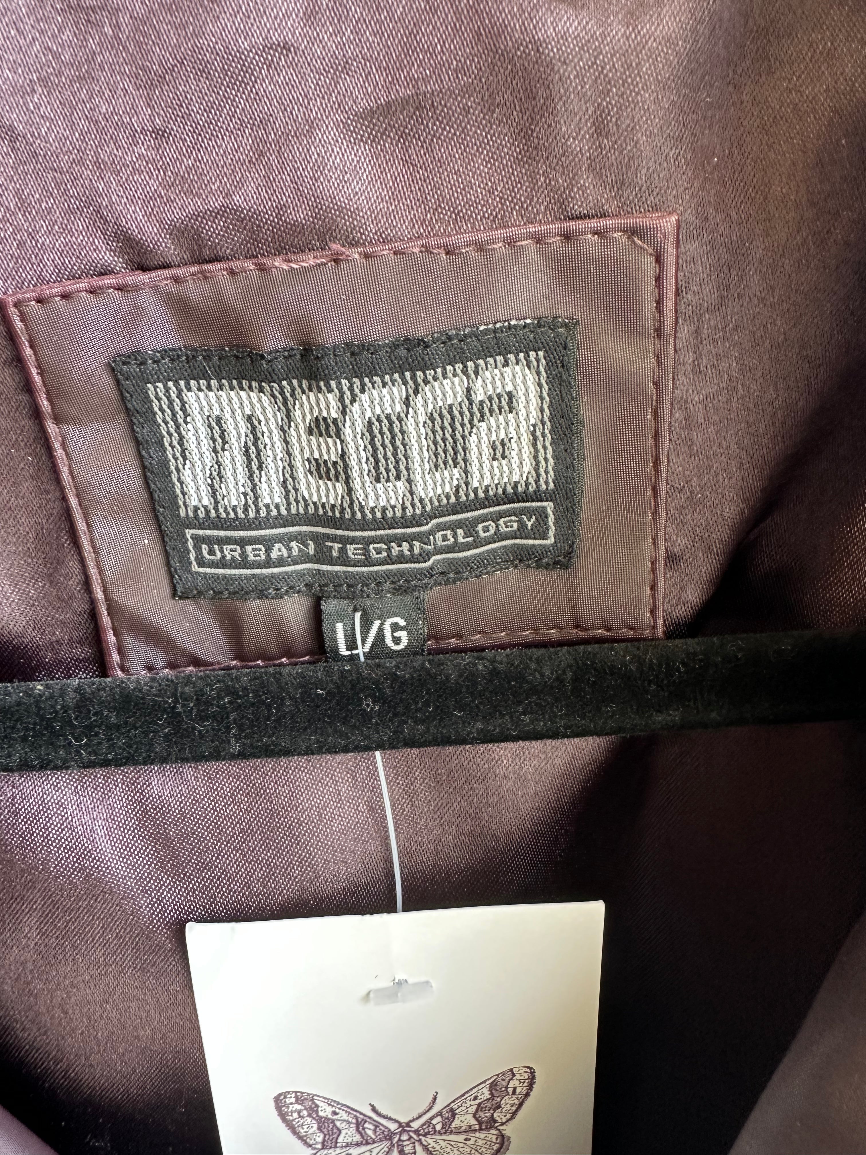 Vintage Mecca Chocolate Brown Faux Leather Jacket – 90s Streetwear | Size XL