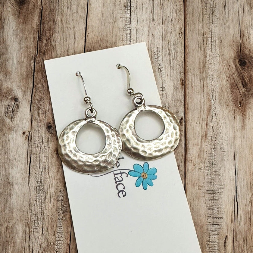Textured Hoop Earrings