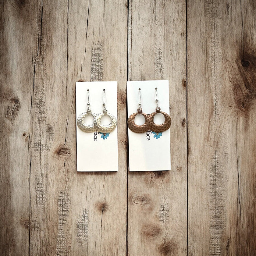 Textured Hoop Earrings