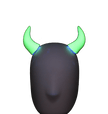 Grunk Magnetic Cosplay Orc Horns