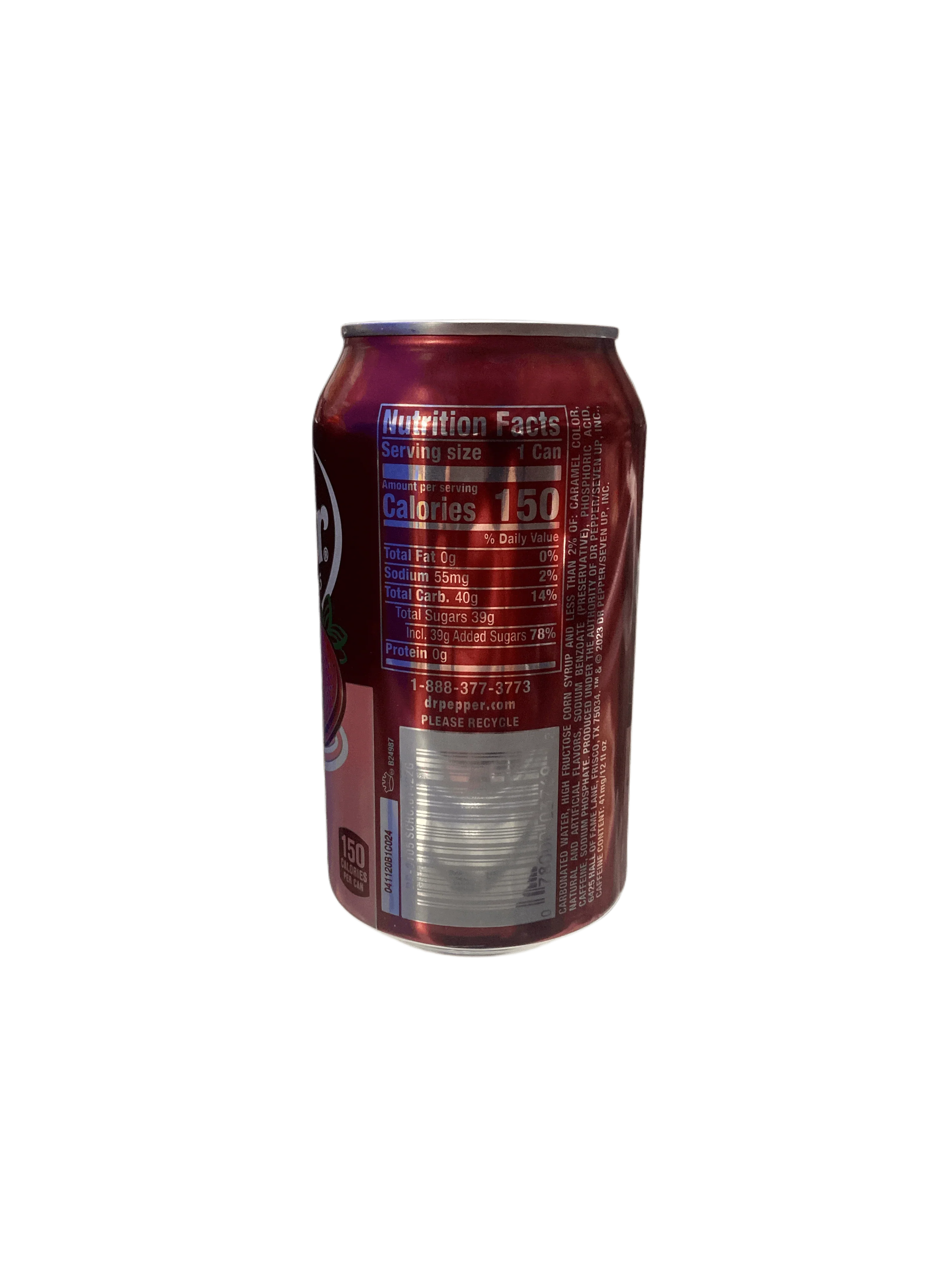 Dr. Pepper Strawberries & Cream Can 355ML - U.S Edition