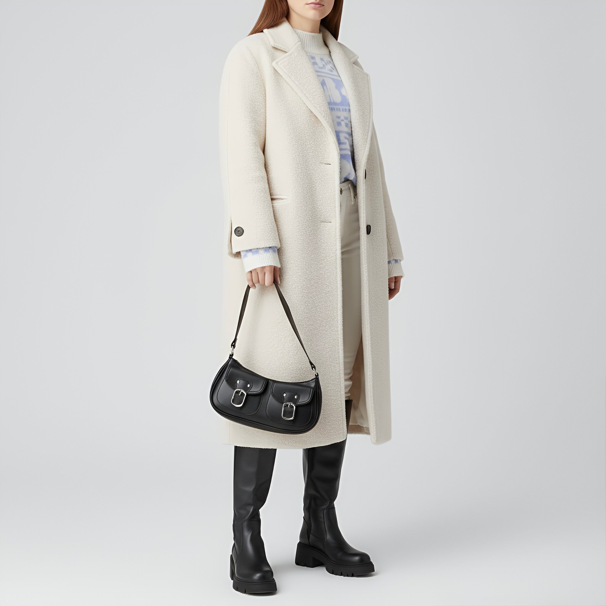 MAYA - Sloane Dual Closure Shoulder Bag