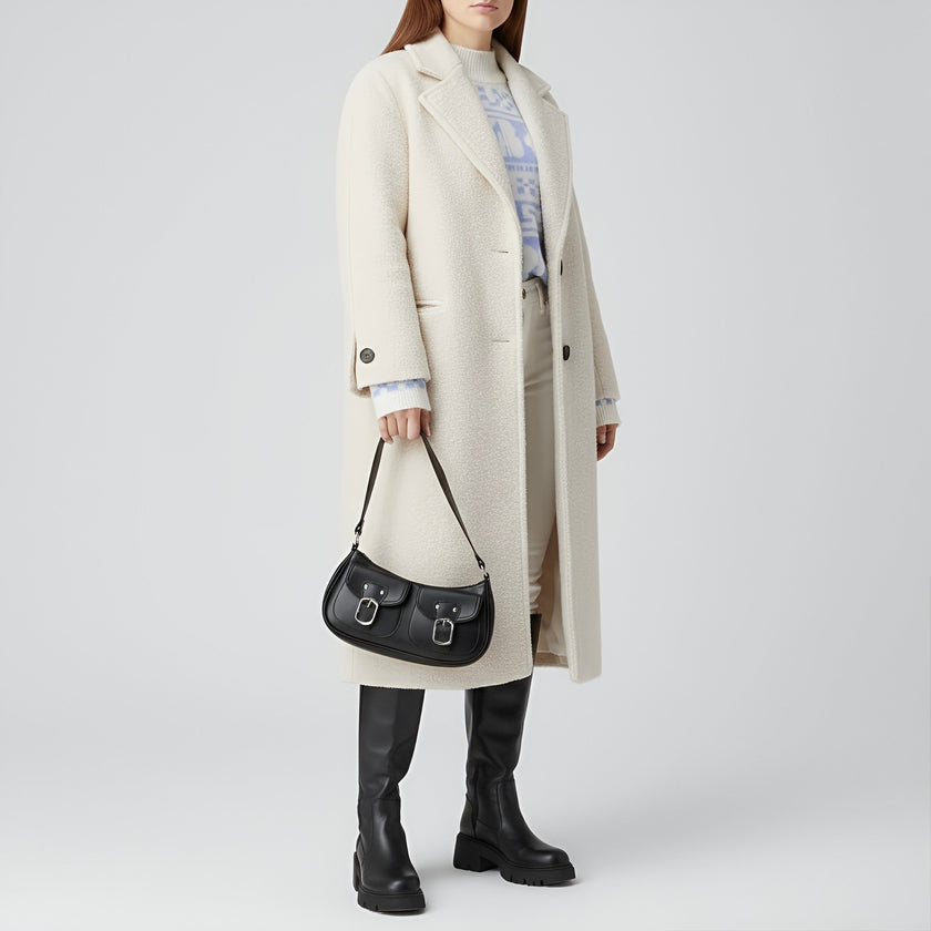 MAYA - Sloane Dual Closure Shoulder Bag