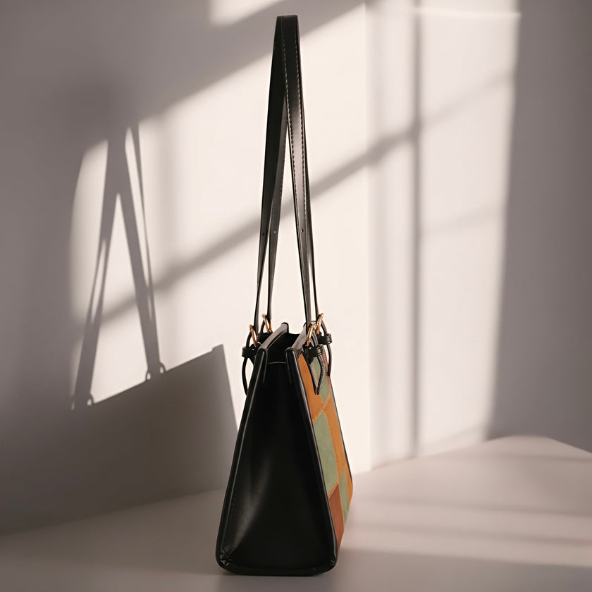 Tote Bag for Women - Shoulder Handbag, Vintage Style (Eclipse by Rotta)