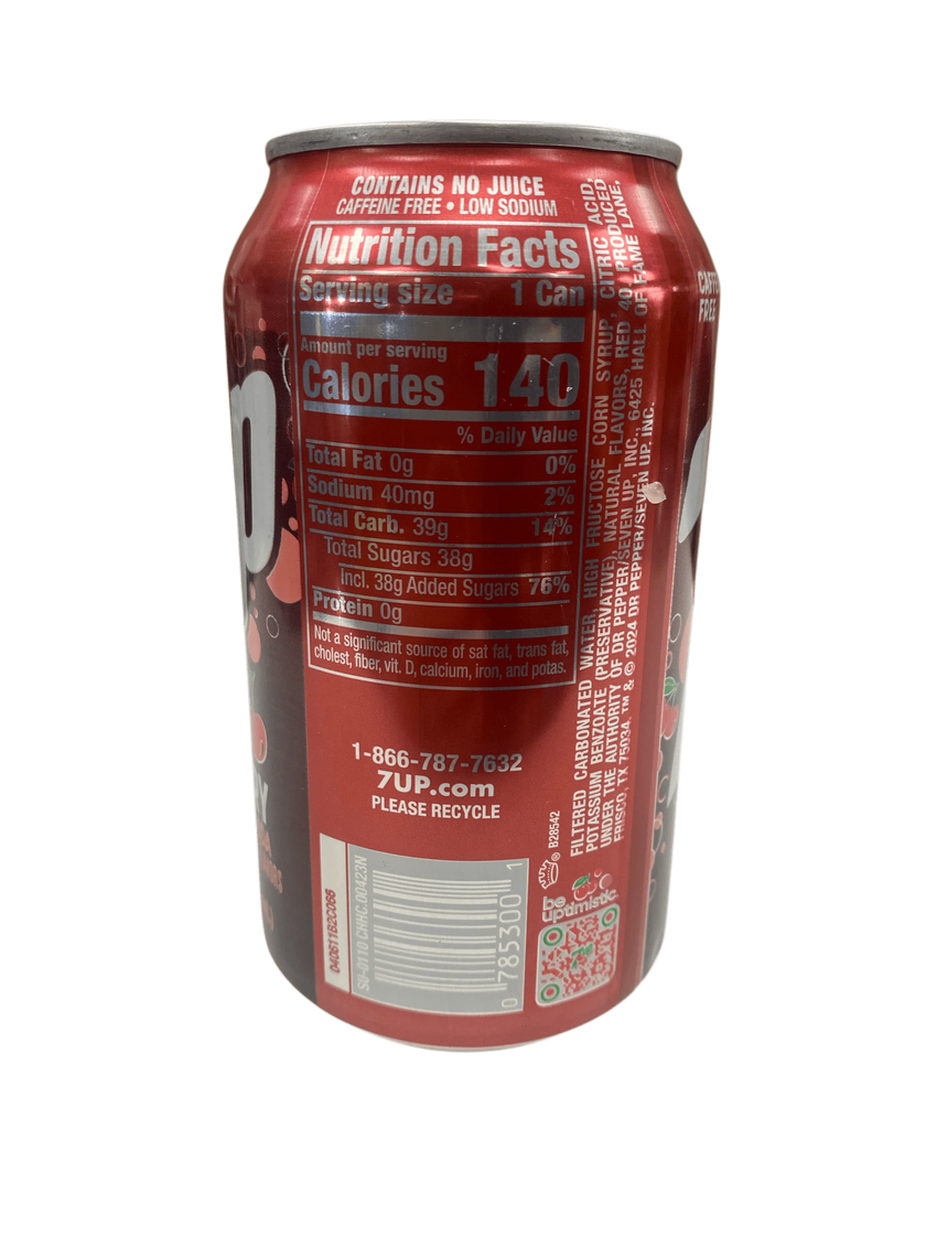 7UP - Cherry Can 355mL - U.S Edition