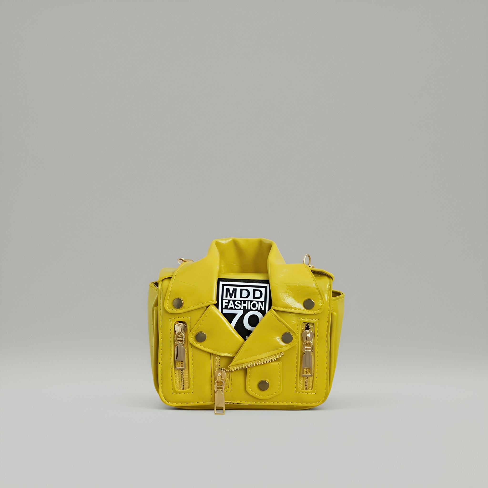 NOVA Mini Leather Crossbody Bag with Chain Strap