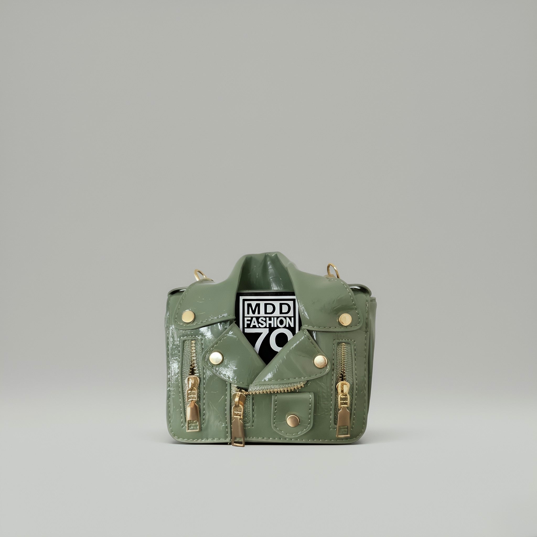 NOVA Mini Leather Crossbody Bag with Chain Strap