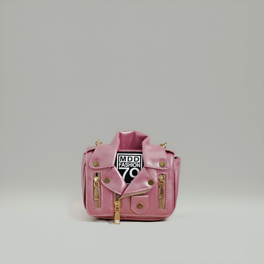 NOVA Mini Leather Crossbody Bag with Chain Strap