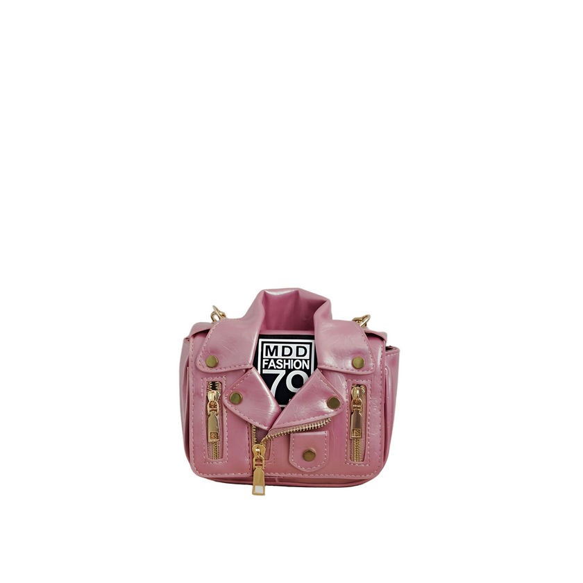 NOVA Mini Leather Crossbody Bag with Chain Strap