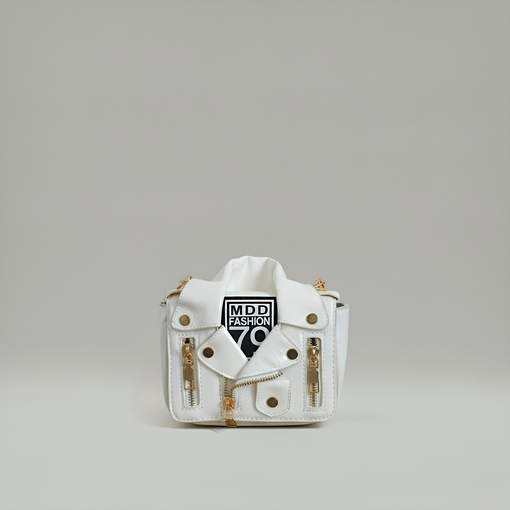 NOVA Mini Leather Crossbody Bag with Chain Strap