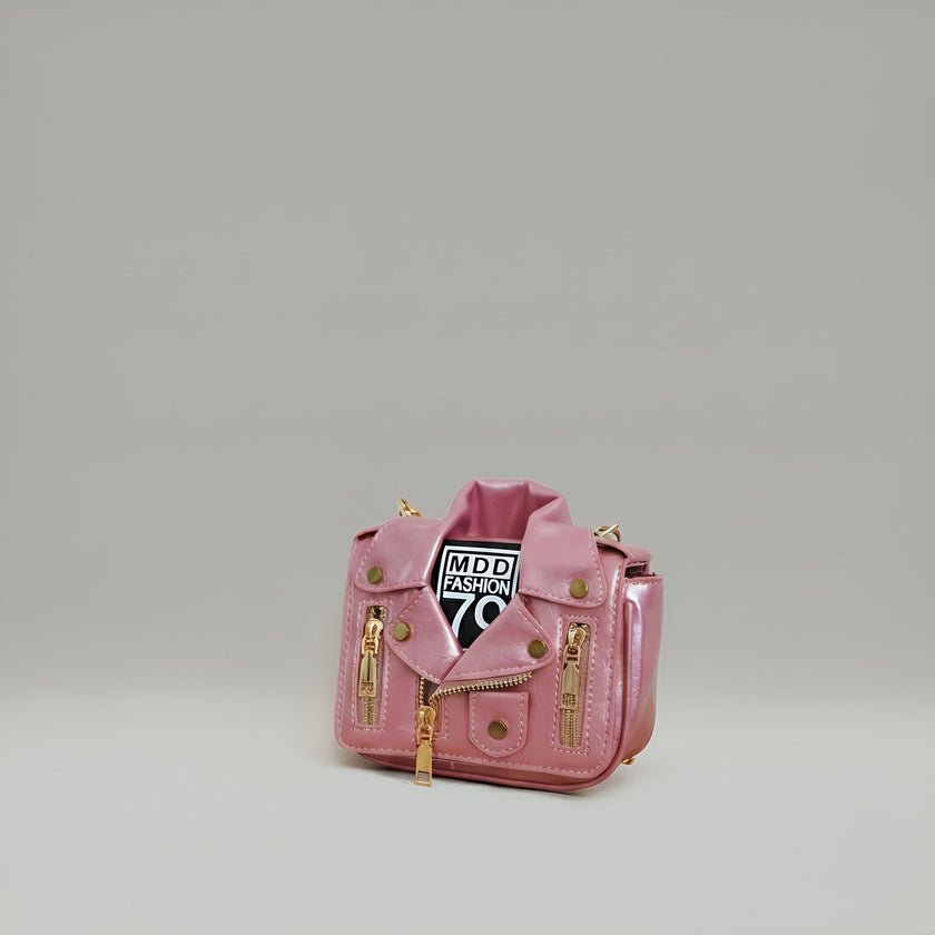 NOVA Mini Leather Crossbody Bag with Chain Strap