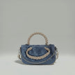 AVA - Denim crossbody chain detailed bag