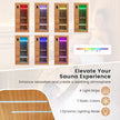 PREORDER MAY-Mega Sale-Costway Premium 1 Person 3D Infrared Sauna With Chromotherapy , Bluetooth Speakers and Low EMF, JV11410US, NO DISCOUNT CODE ALLOWED!