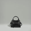 NOIR - Compact Vegan Leather Mini Canvas Bag