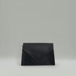 SOHO - Elegant Leather Envelope Crossbody Bag – Classic Black & Terracotta Brown