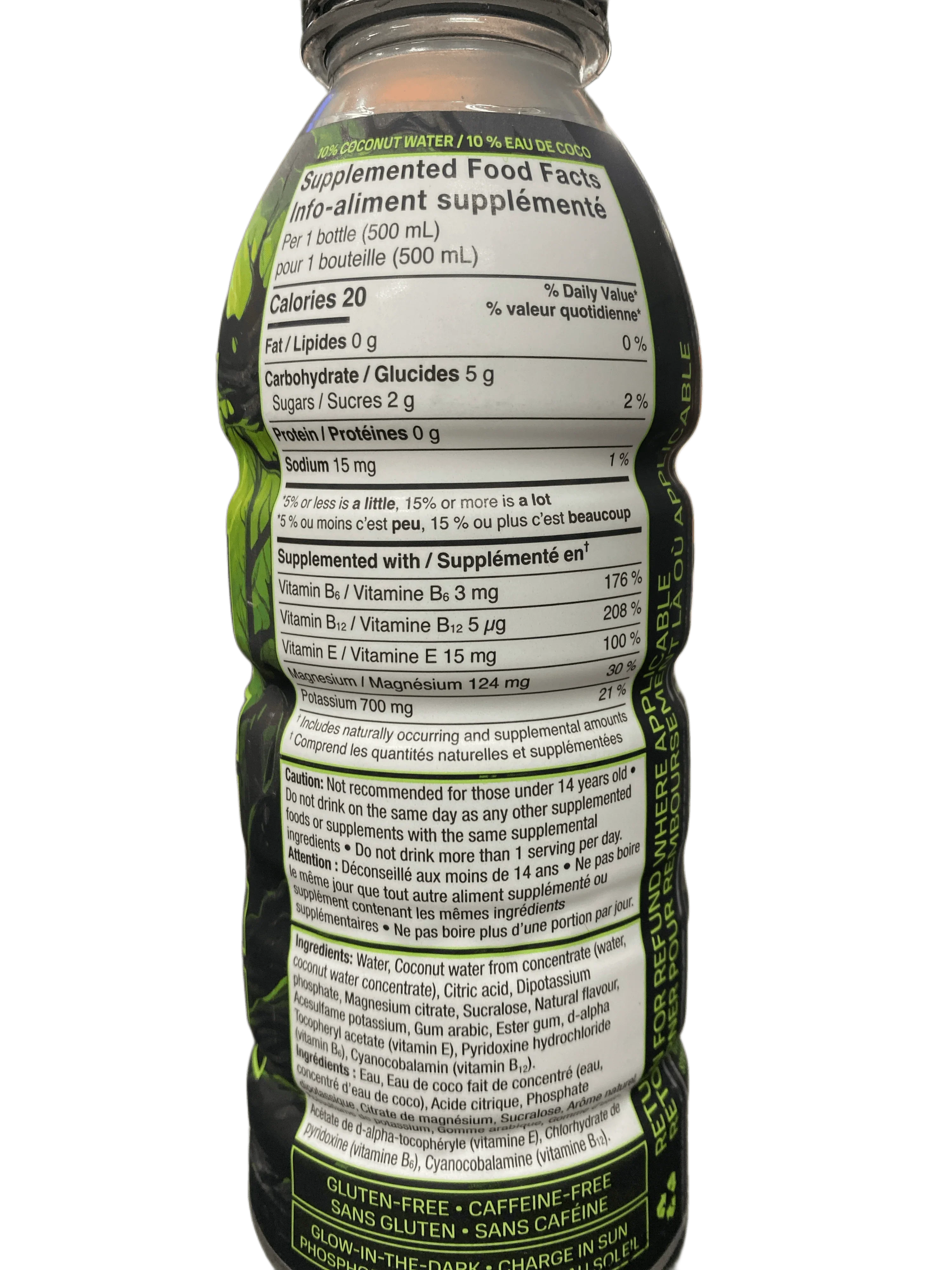 Prime Hydration Glowberry Drink 2024 Limited Edition 500ML - Canada Edition BB: 01/26