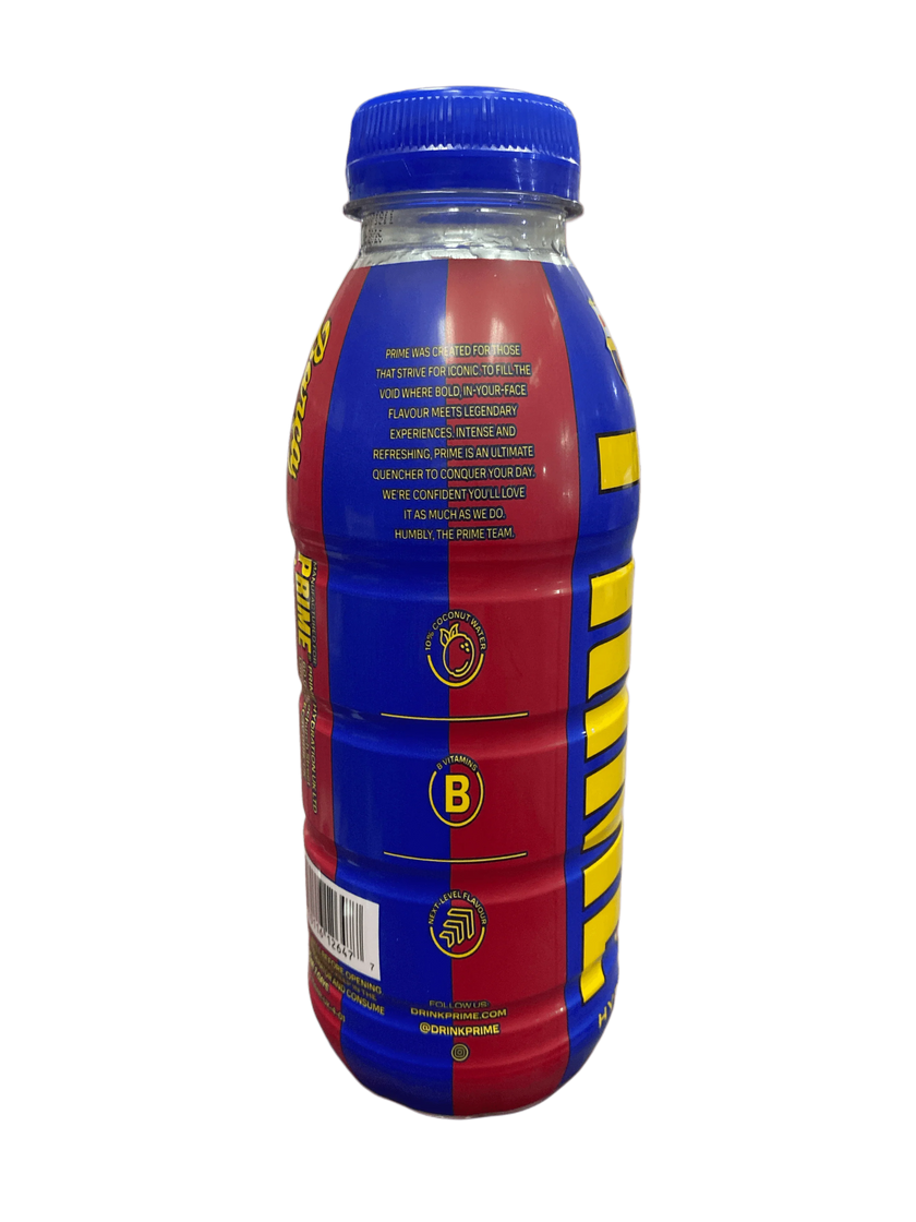 Prime Hydration FC Barcelona Drink 500ML - U.K Edition BB: 04/26
