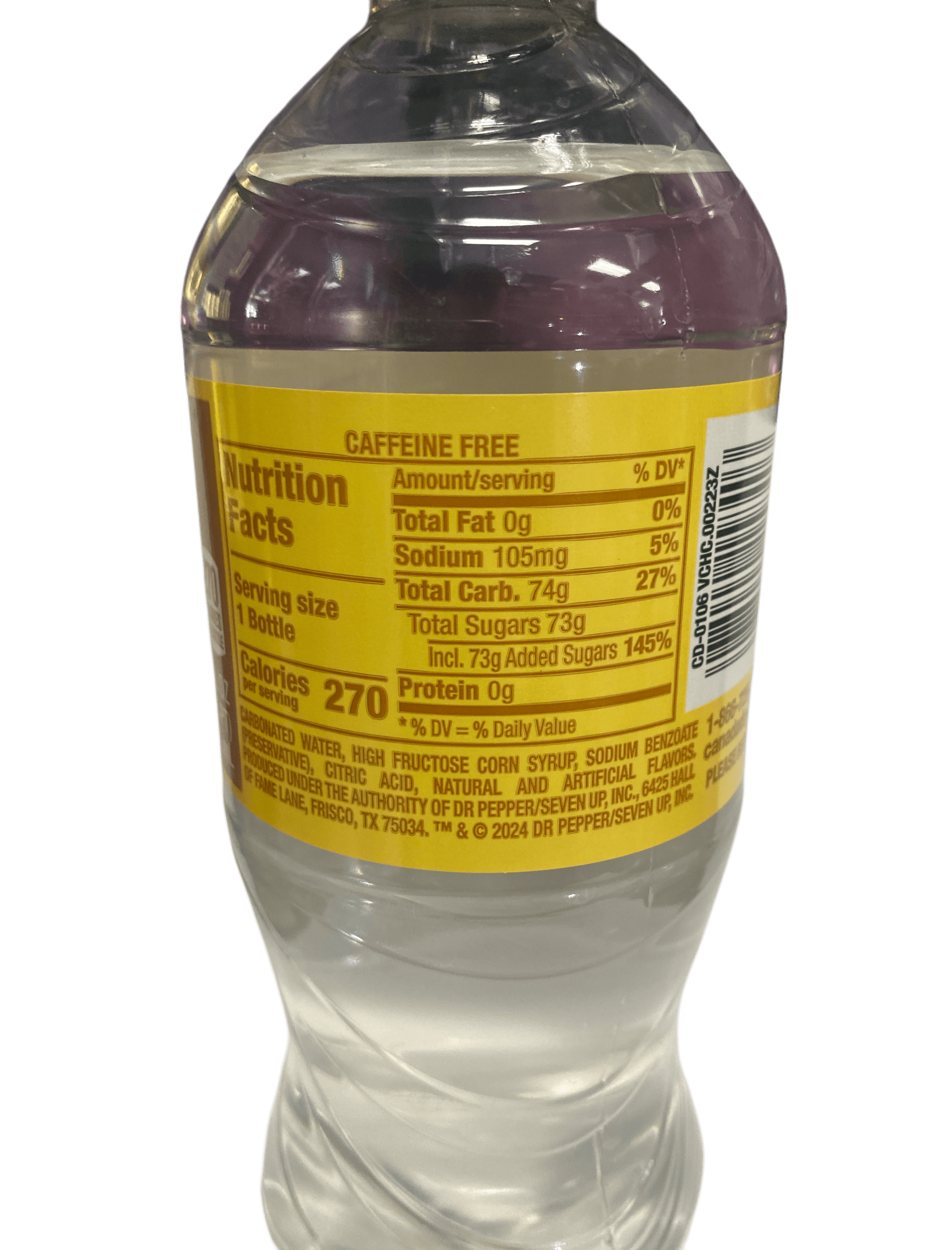 Canada Dry Vanilla Cream 591ML - Édition US