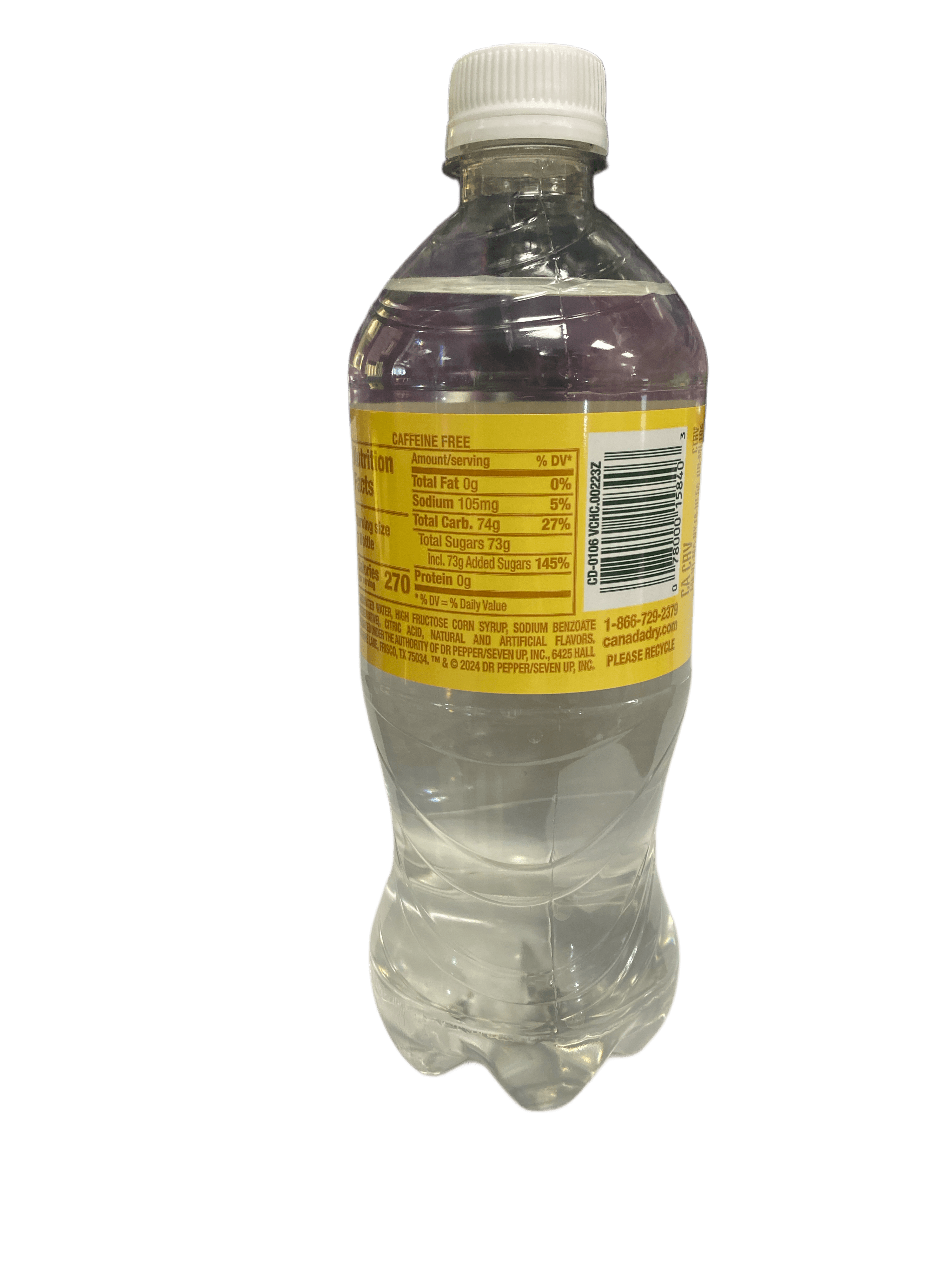 Canada Dry Vanilla Cream 591ML - Édition US