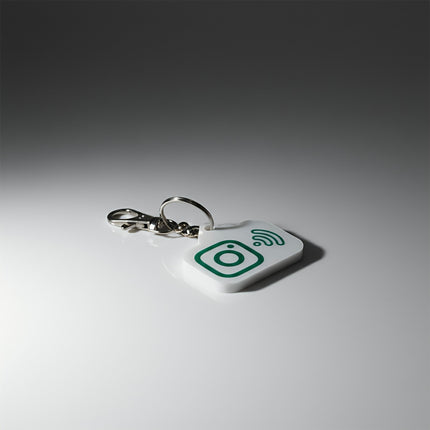Camera Bag Charm – NFC & Instagram Link