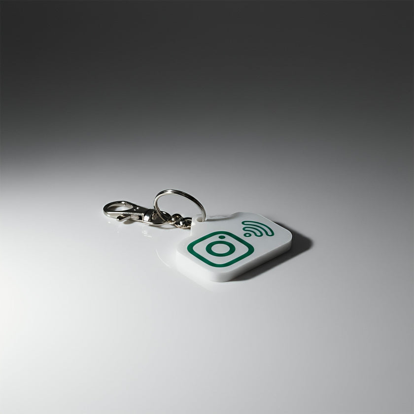 Camera Bag Charm – NFC & Instagram Link