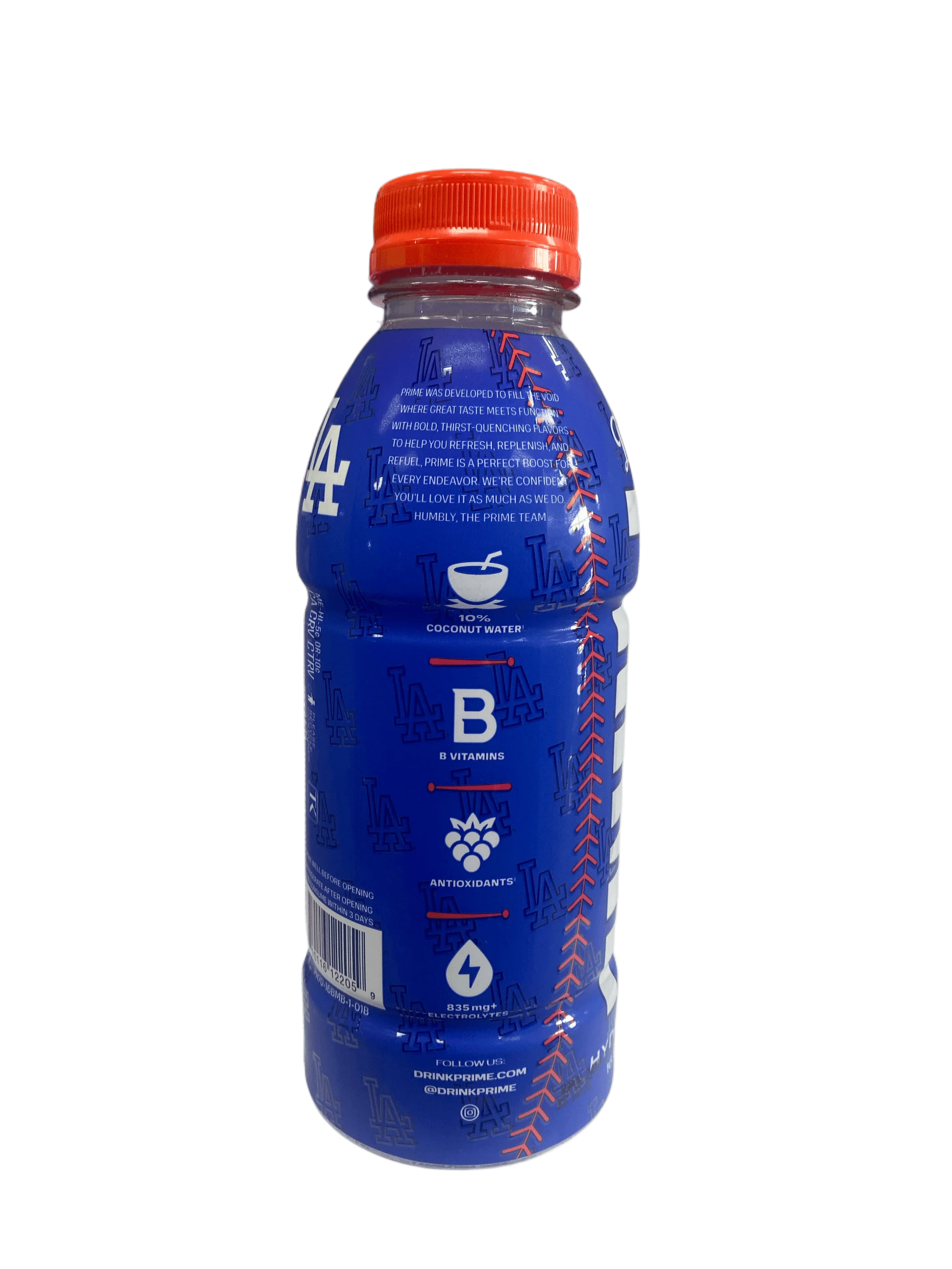 Prime Hydration Dodgers Blue Bottle 2024 Edition - U.S Edition - BB: 02/25