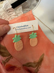Kactus Blue Pineapple Clay Earrings