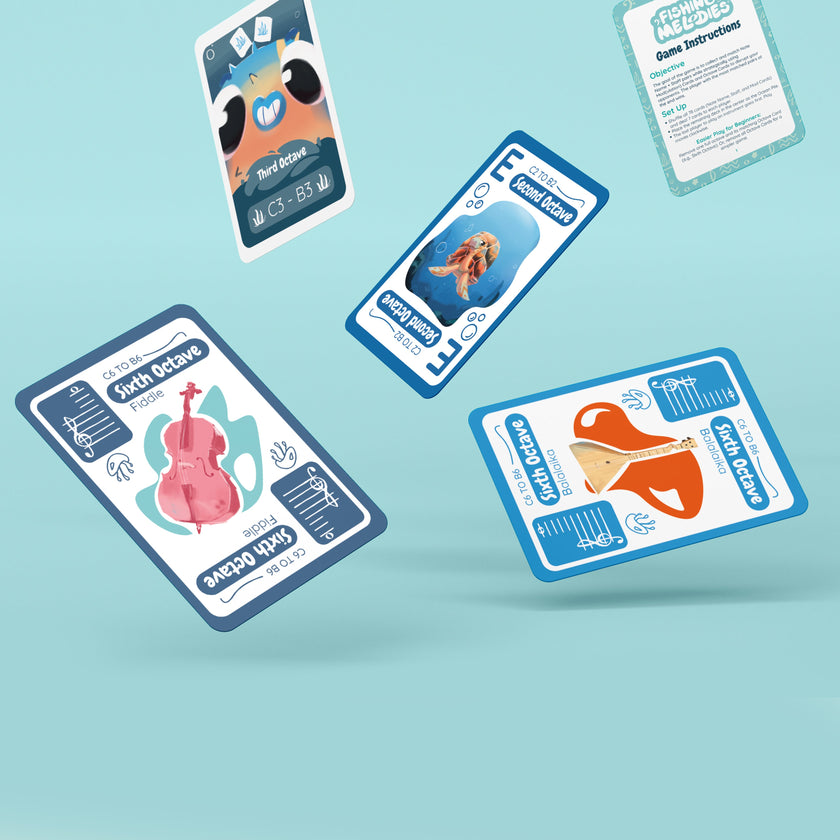 Fishing for Melodies (Prototype)- A Musical Sight Reading Card Game