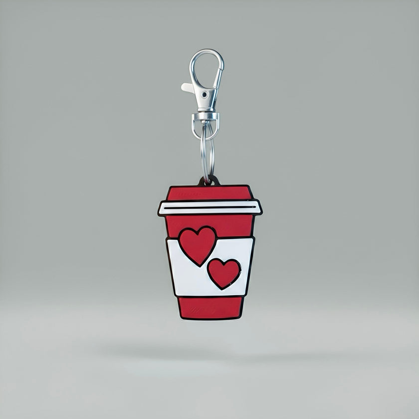Coffee Cup Bag charm – Charm for Coffee Lovers