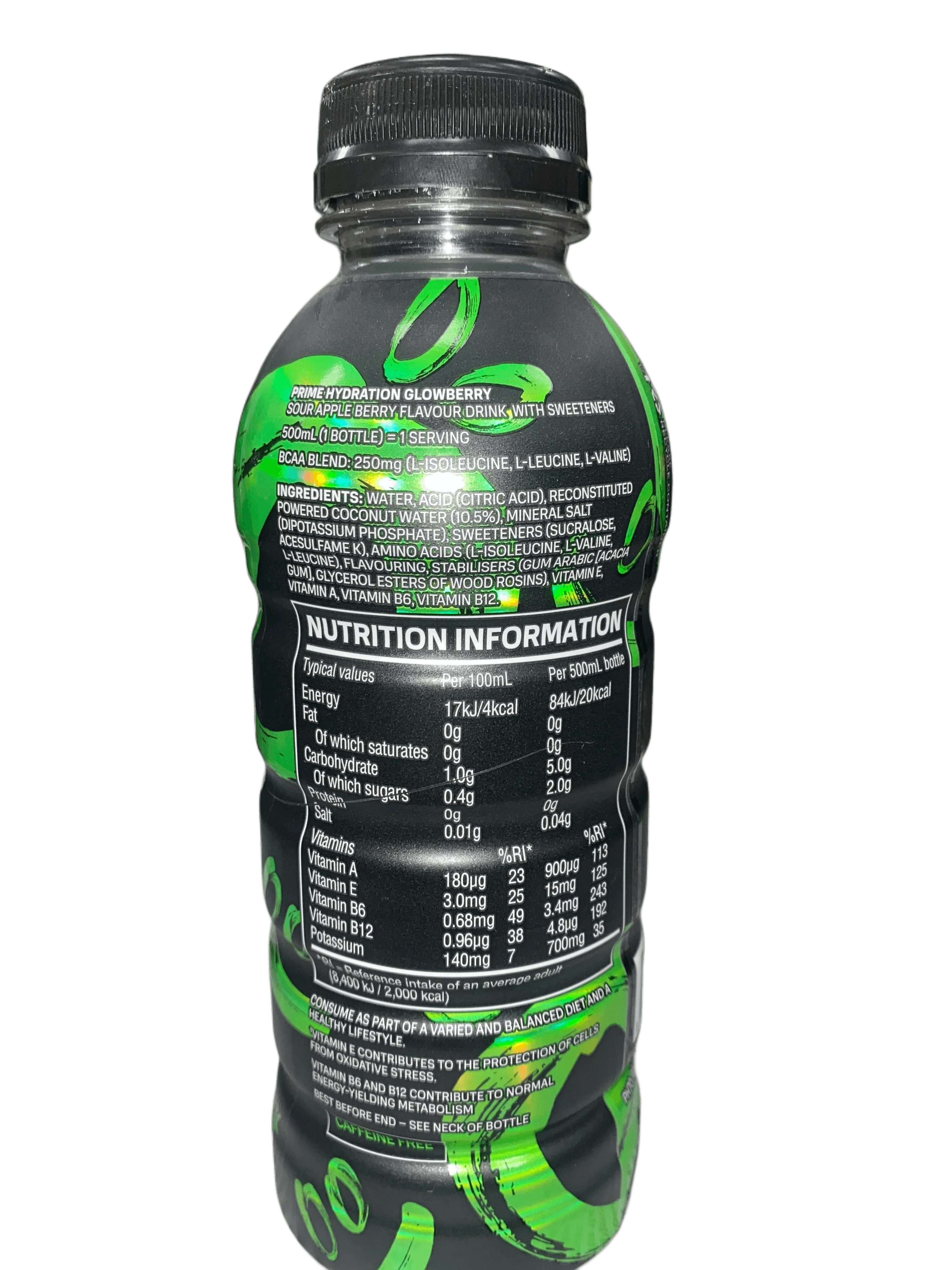 Prime Hydration Glowberry - U.K Ultra Rare HOLO Edition