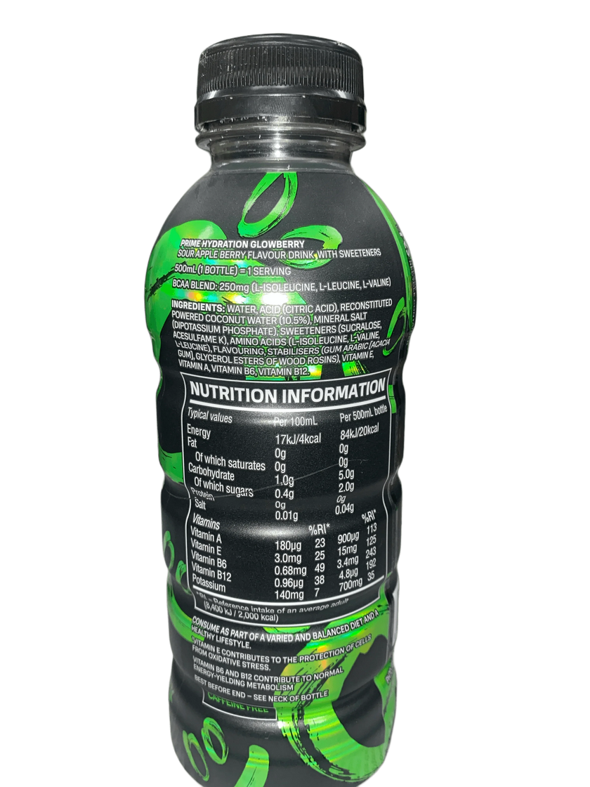 Prime Hydration Glowberry - U.K Ultra Rare HOLO Edition