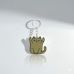 Sassy Cat Bag Charm – Middle Finger Gesture with Cute Style