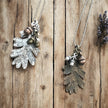 Oak Leaf & Acorn Necklace – Silver-Tone or Bronze-Tone Forest Pendant