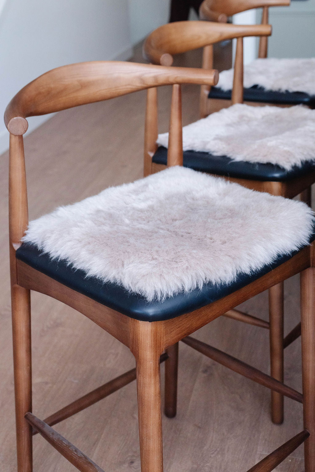 Shorn Nude Icelandic Sheepskin Chair Pad