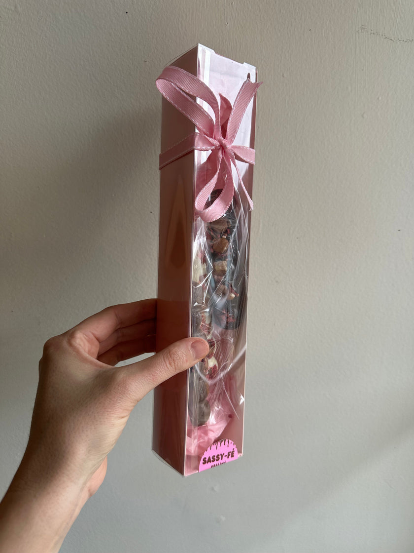 Sassy Fe Hand Crafted Belgian Chocolate Mixed Trio Box