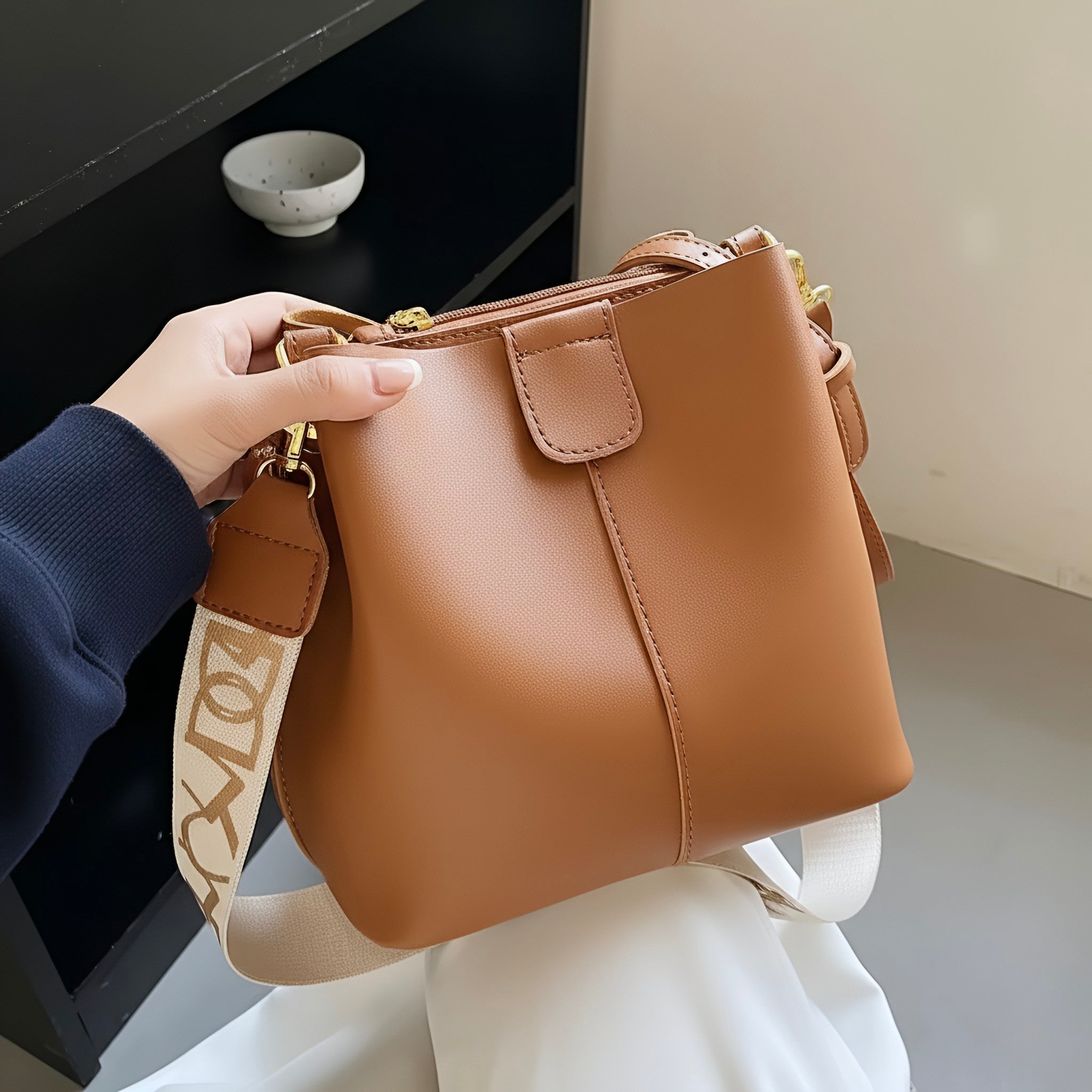 Luna bag by Rotta - Bucket bag vegan leather