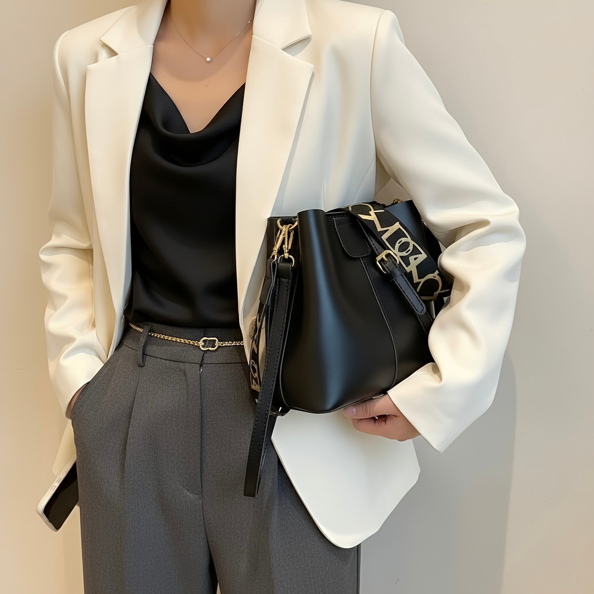 Luna bag by Rotta - Bucket bag vegan leather