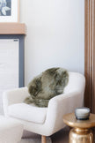 Olive Green Icelandic Sheepskin