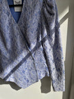 Vintage 1980s Purple Lace Blazer | Size Medium