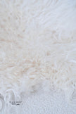 White Icelandic Curly Sheepskin