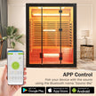 Mega Sale-2025 Model-Costway- Premium 3-4 Person Full Spectrum Sauna With $2000 Red Light Panel And Himalayan Salt Bar- Fully Loaded-App Controlled-Low EMF