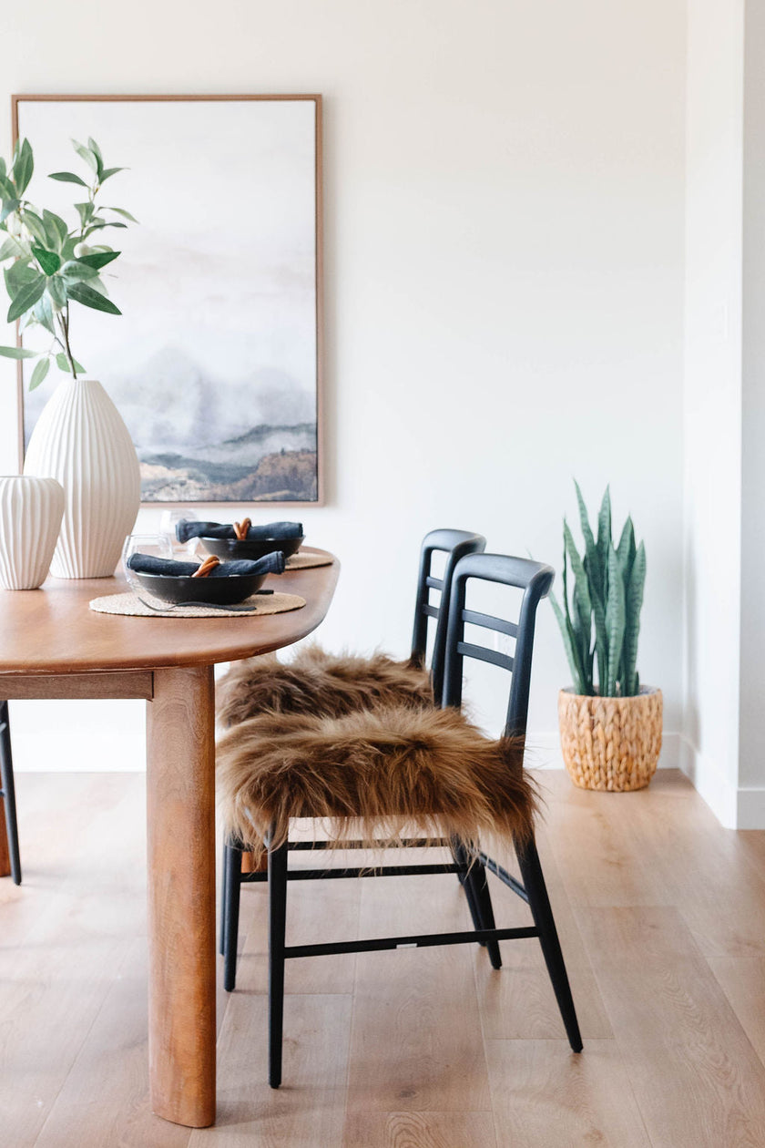 Brown Icelandic Sheepskin Chair Pad