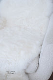 Shorn White Double Icelandic Sheepskin