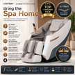 Mega Sale-Costway-Premium 3 Level Zero Gravity Full SL Track, Massage Chair With Heat- Dual Foot Rollers-Intelligent Body Scan With Shiatsu Rollers-JL10029WL