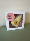 Sassy Fe Sorry Grandma Fudge Tarts Yellow with Edible Flowers