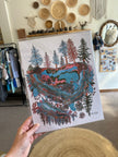 Kimboho Art Print Crystal Bears 14” x 11”